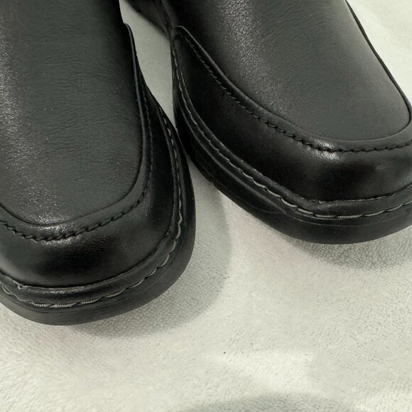 CLARKS Men's Brawley Step Black Leather Loafers - Size 8 XW - NEW! - Picture 5 of 11